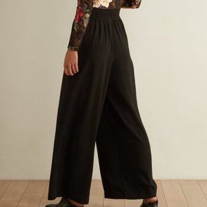THE ODELLS Cummerbund Wide Leg Pant - Black / Small